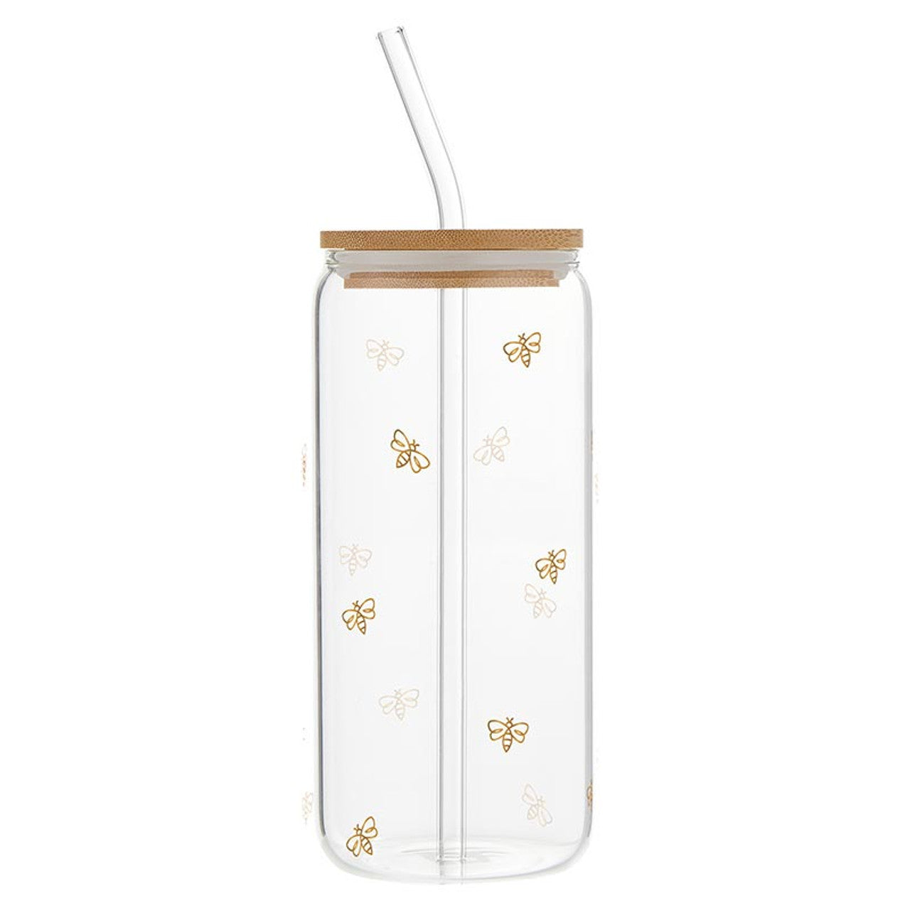 Glass Cold Brew Tumbler - Bee