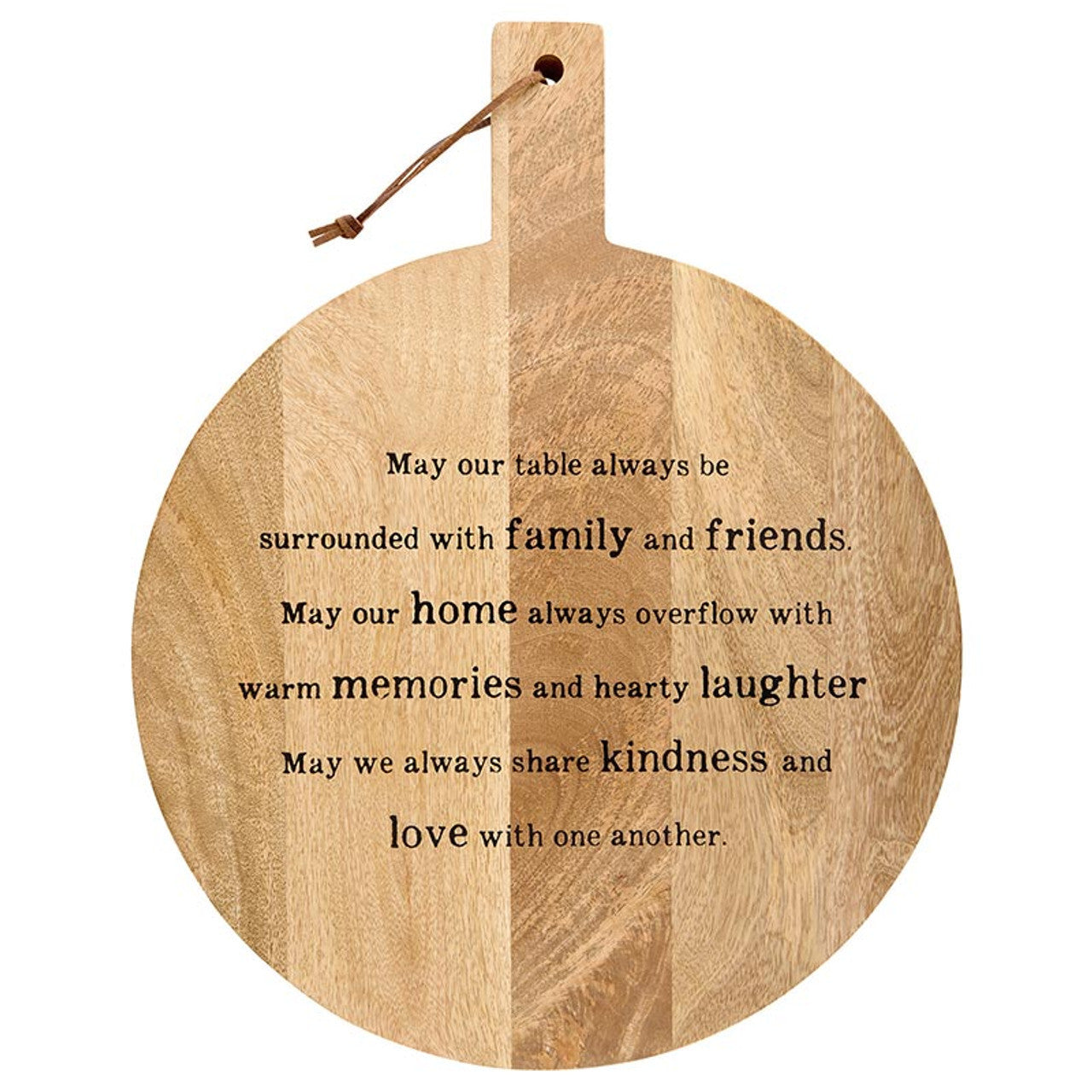 Face to Face Round Charcuterie Board - May Our Table