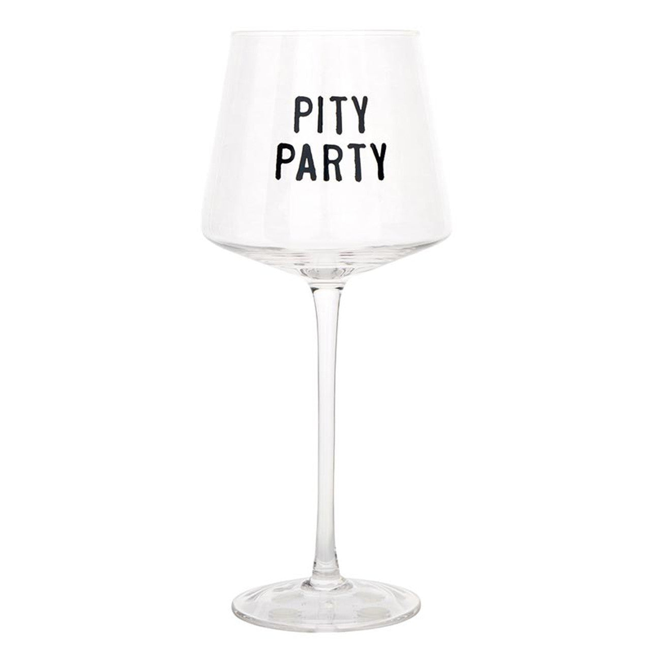 Face to Face Wine Glass - Pity Party