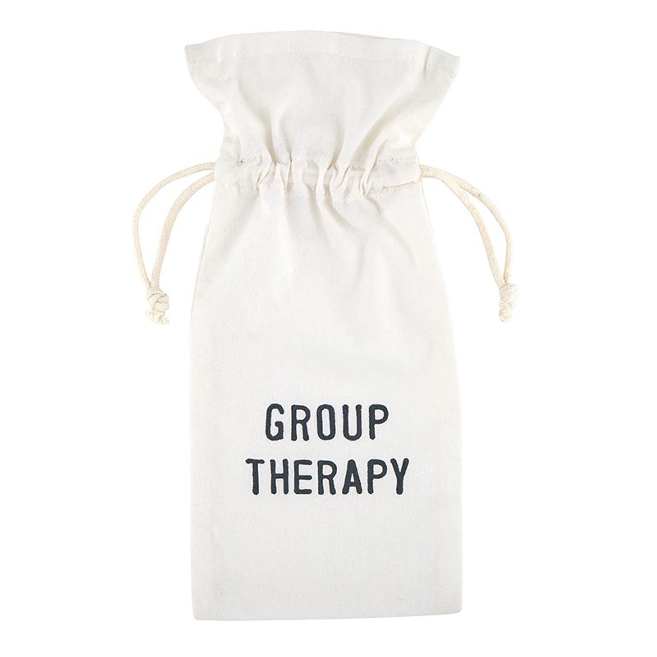 Face to Face Muslin Wine Bag - Group Therapy