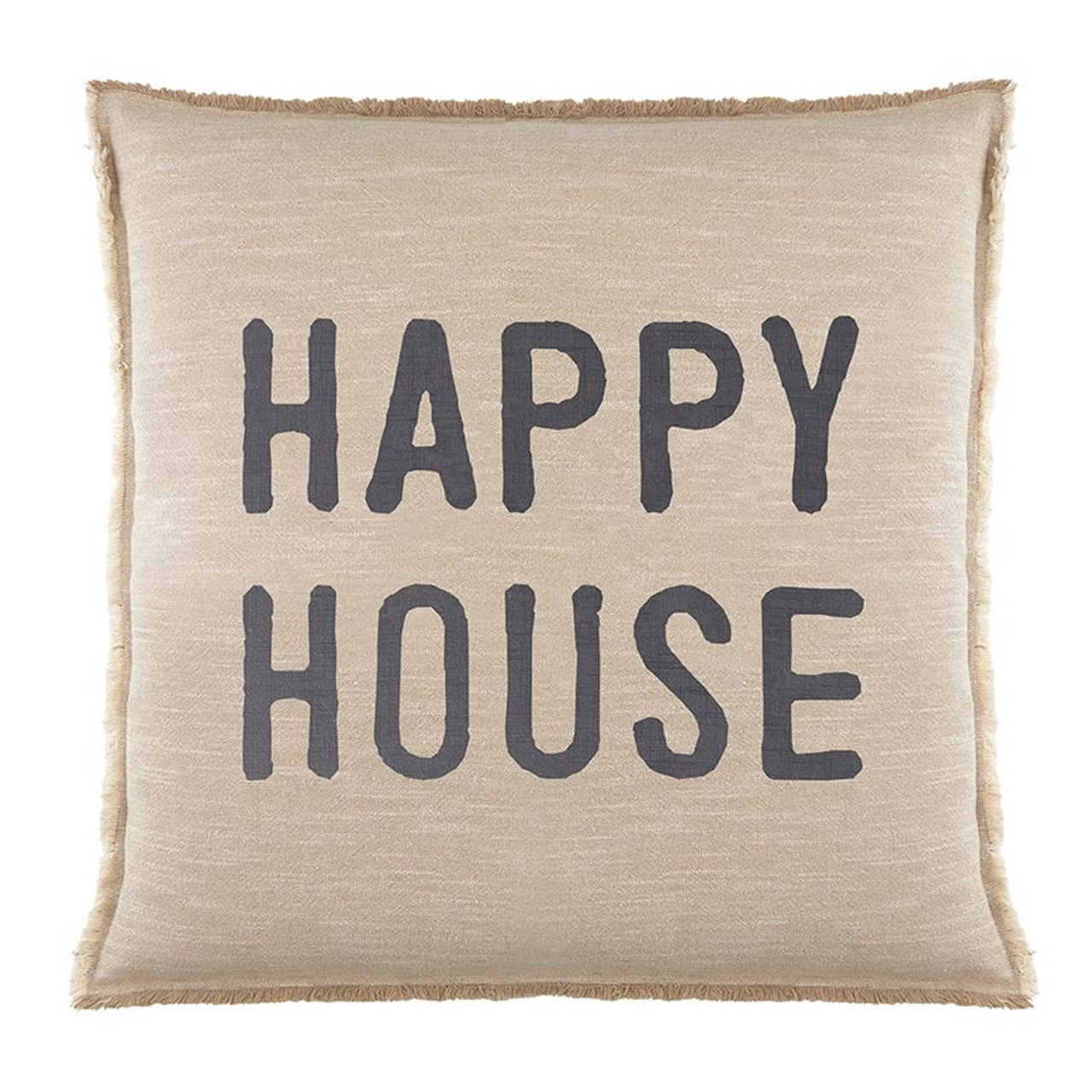 Face to Face Euro Pillow - Happy House