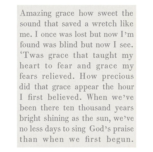 Face to Face Luxe Throw - Amazing Grace