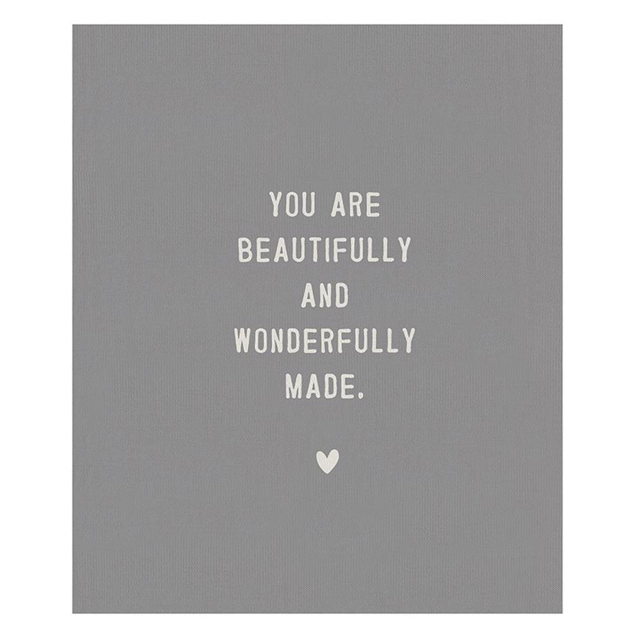 Face to Face Luxe Throw - You Are Beautifully and Wonderfully Made