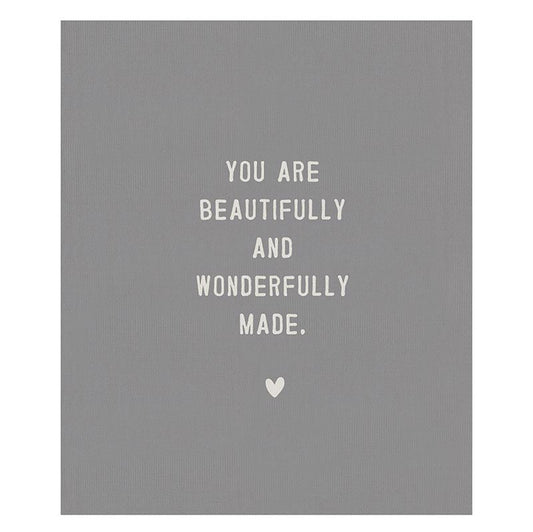 Face to Face Luxe Throw - You Are Beautifully and Wonderfully Made