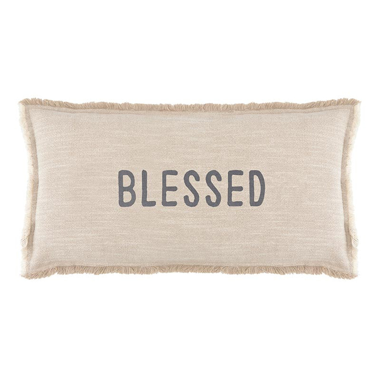 Face to Face Lumbar Pillow - Blessed