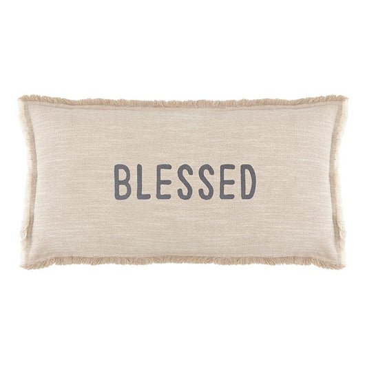 Face to Face Lumbar Pillow - Blessed