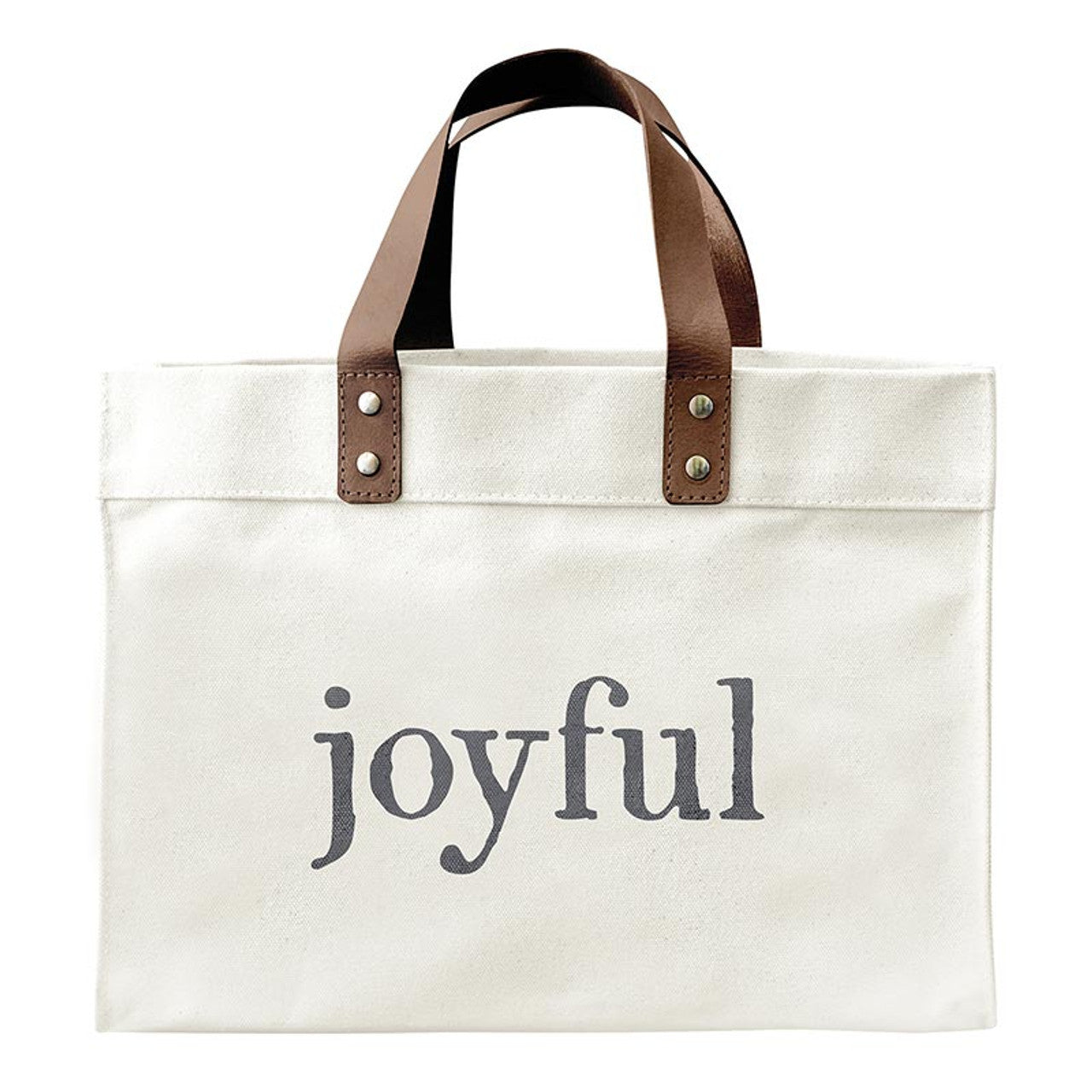 Face to Face Mini Canvas Tote - Joyful