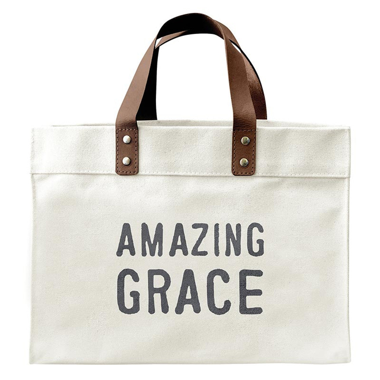 Face to Face Mini Canvas Tote - Amazing Grace