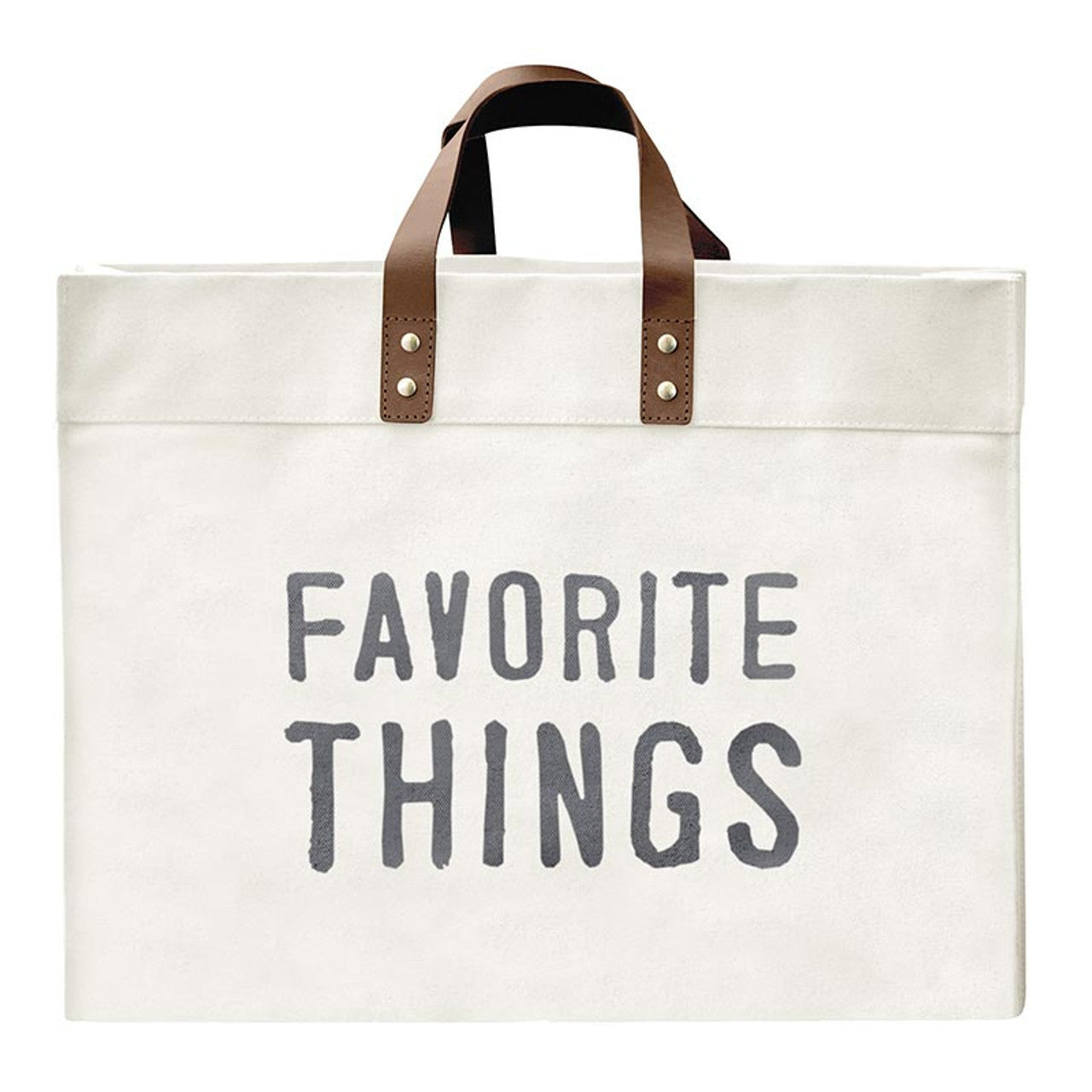 Face to Face Canvas Tote - Favorite Things