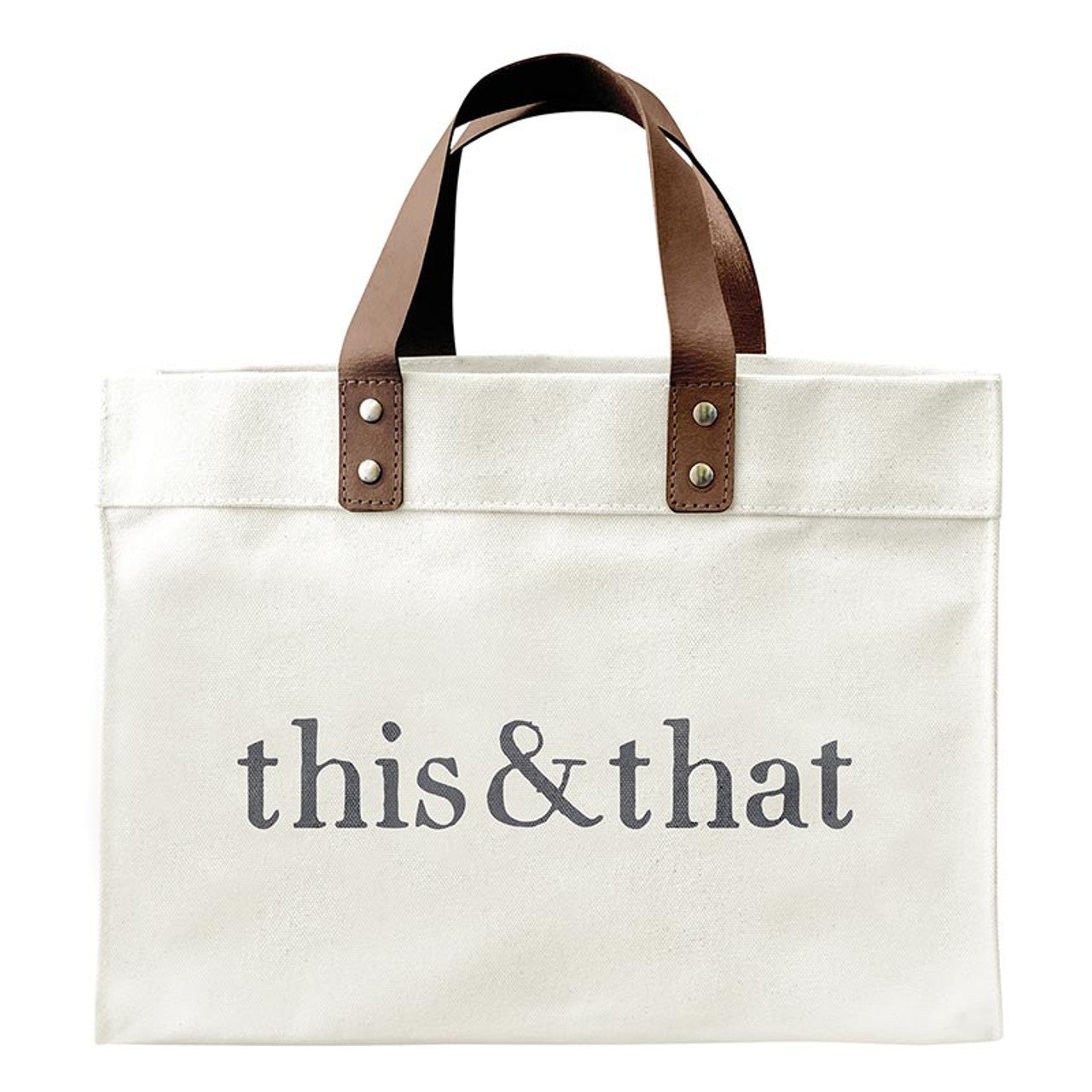 Face to Face Mini Canvas Tote - This & That