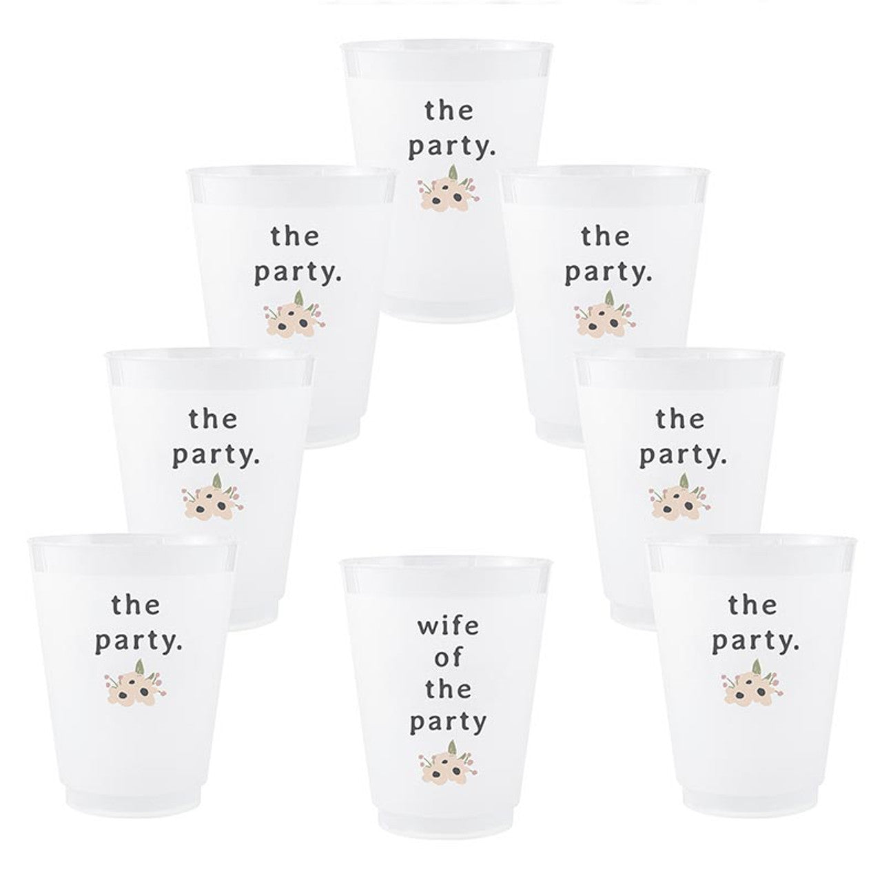 Frost Cups - Wife of the Party - Set of 8