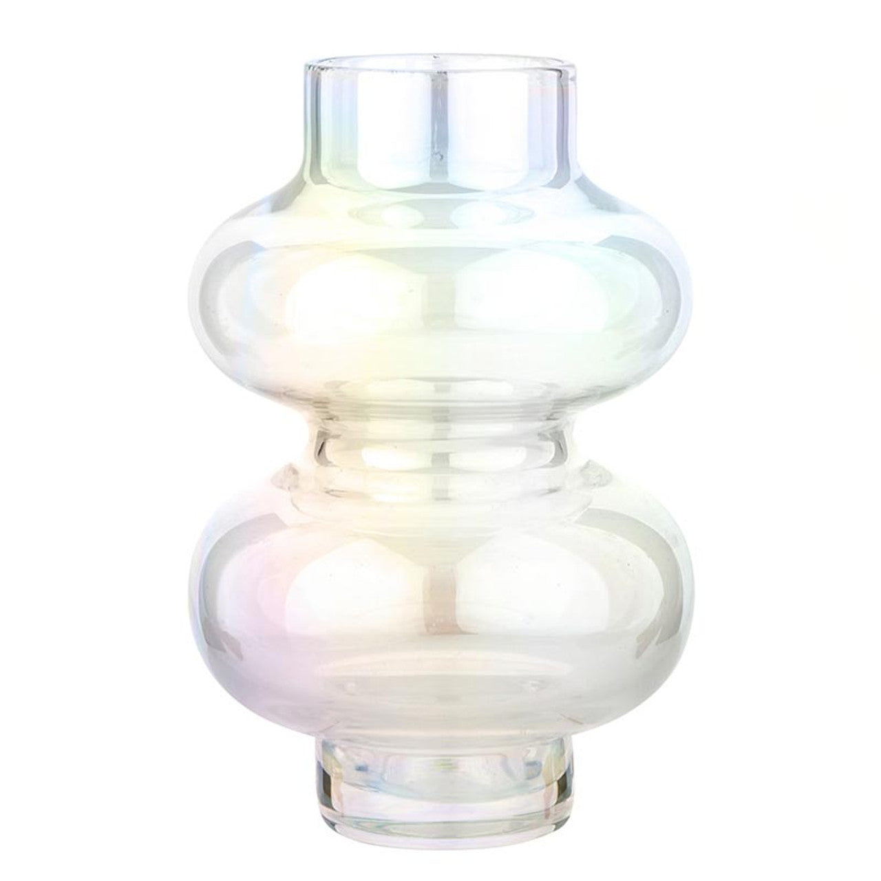 Glass Bubble Vase - Luster - 5" H