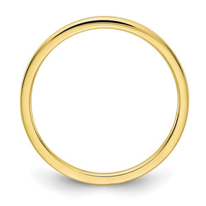 1.10k Yellow Gold Polished Flat Stackable Band