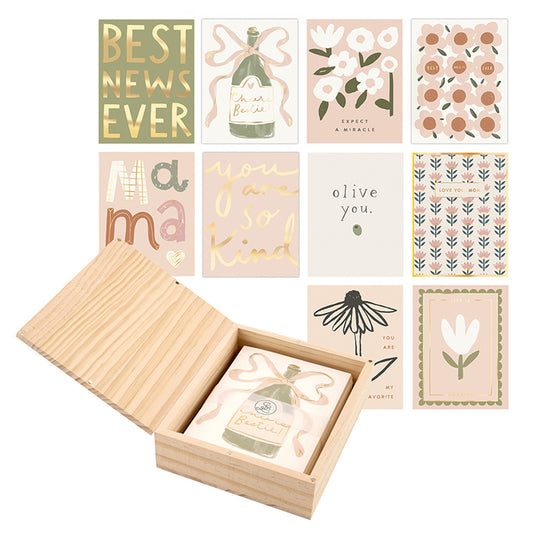 Greeting Card Set with Wood Box - Everyday