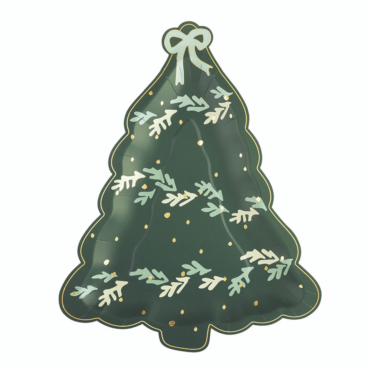 Die-Cut Tree Paper Plates - Tree