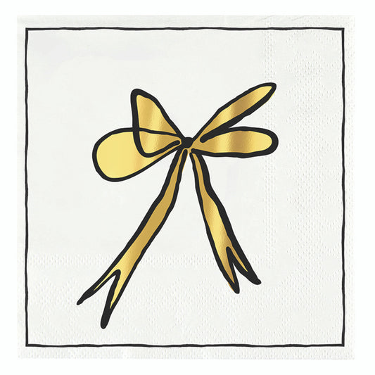 Cocktail Napkins - Bow