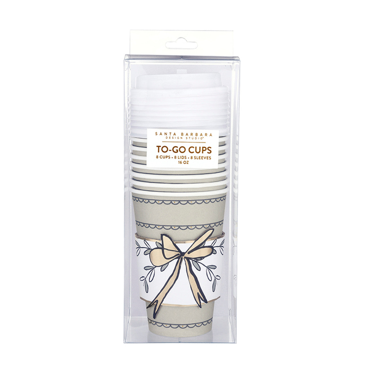 Paper To-Go Cup Sets - Bow