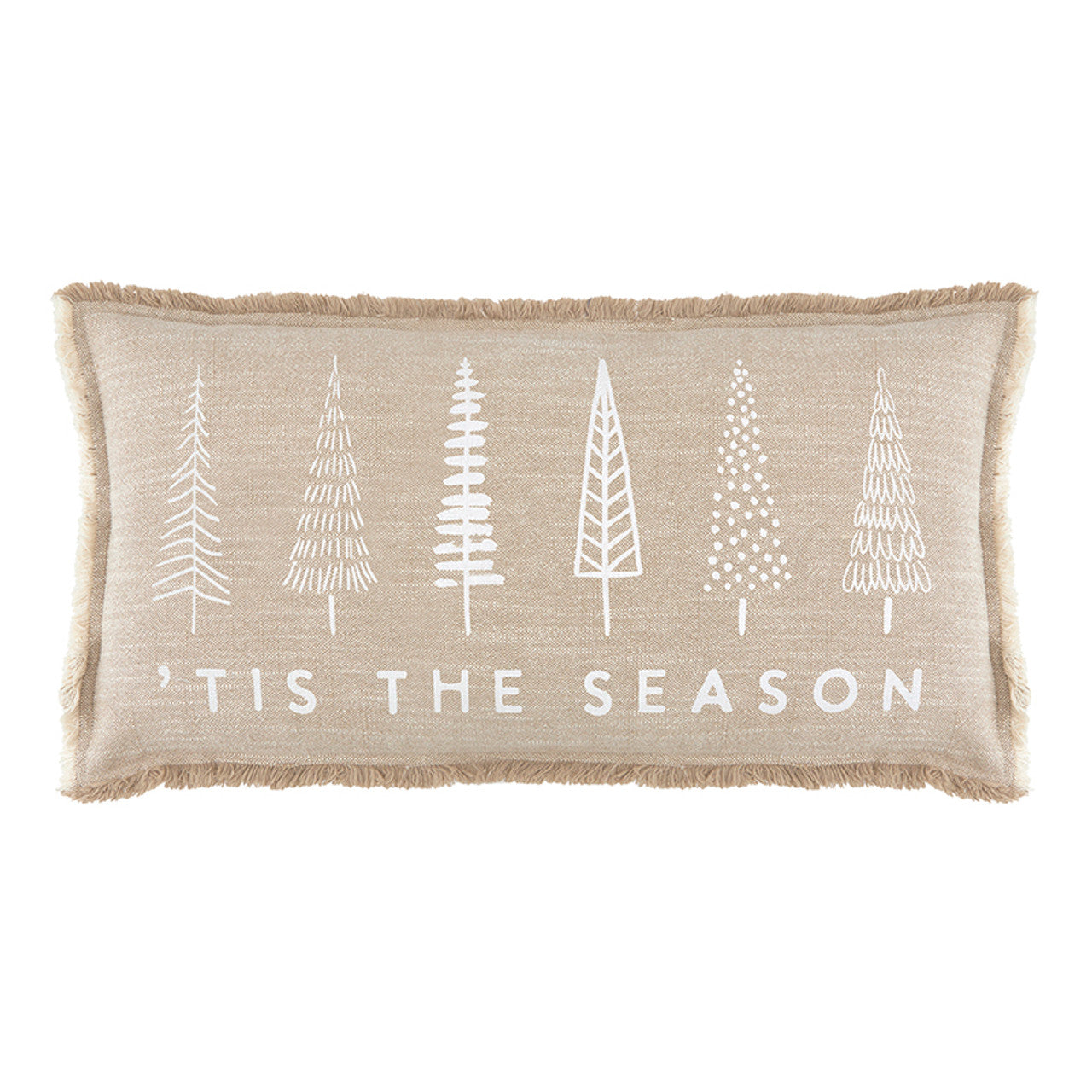 Face to Face Lumbar Pillow - Tis the Season
