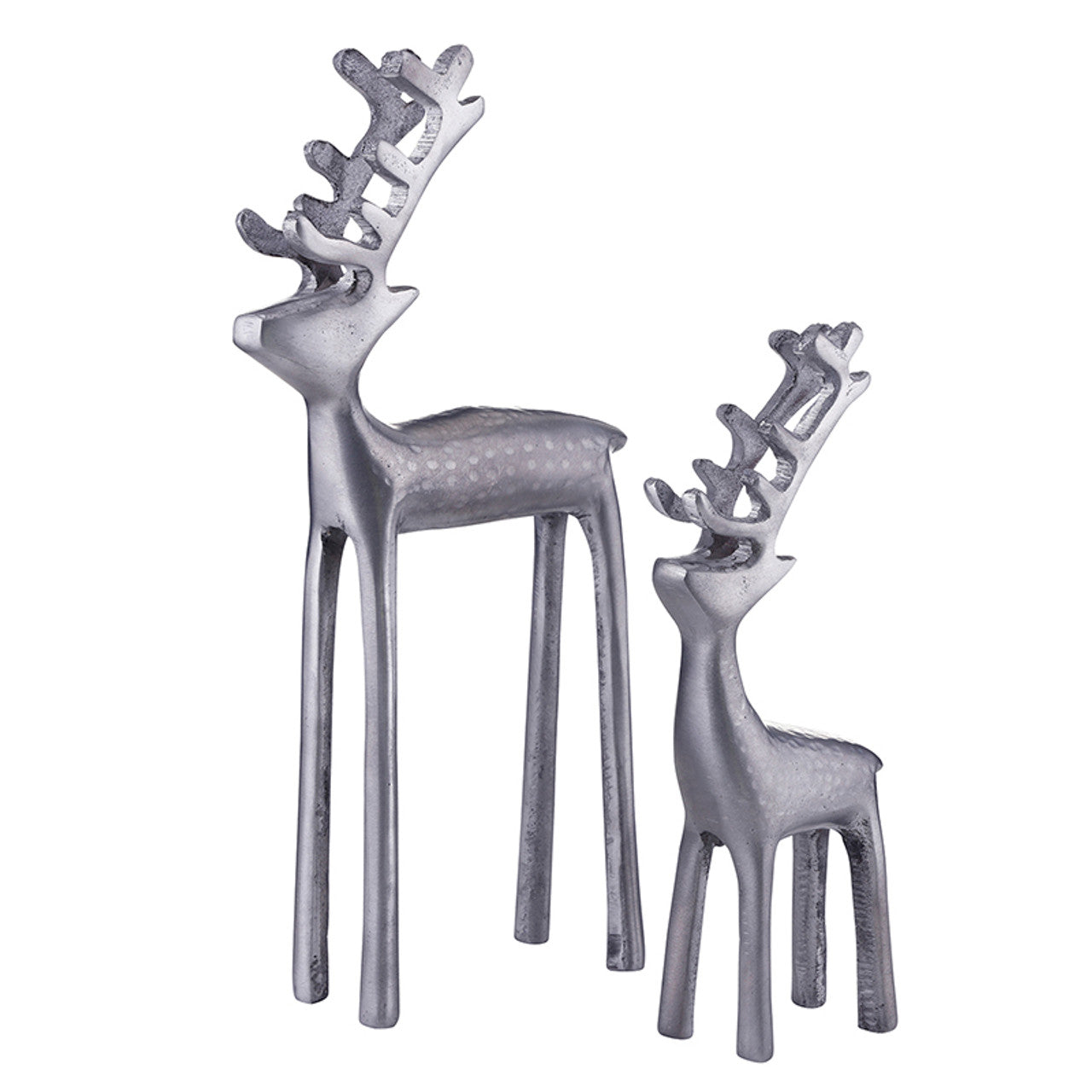 Face to Face Silver Deer - Set of 2