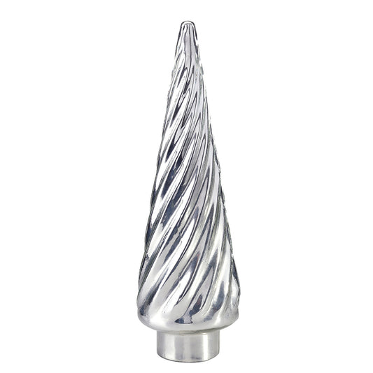 Face to Face 18" H Mercury Glass Tree