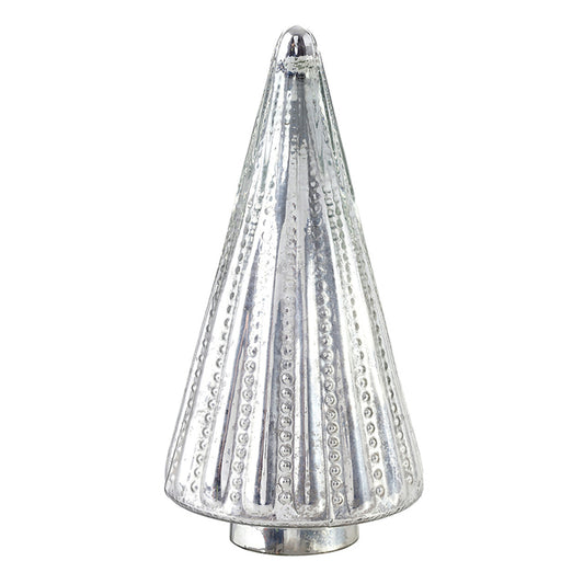 Face to Face 12" H Mercury Glass Tree