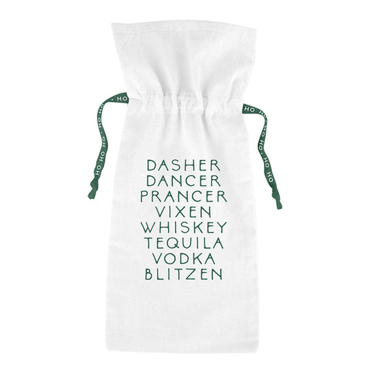 Face to Face Muslin Wine Bag - Vodka Blitzened