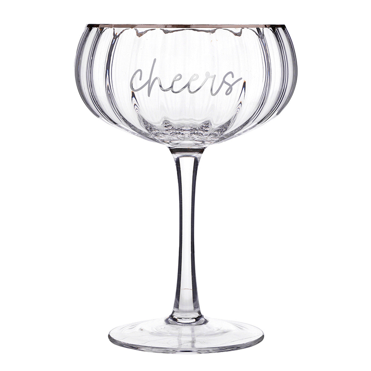 Face to Face Champagne Coupe - Cheers