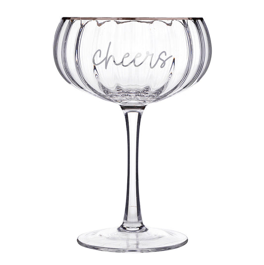 Face to Face Champagne Coupe - Cheers
