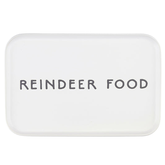 Face to Face Ceramic Serving Platter - Reindeer Food