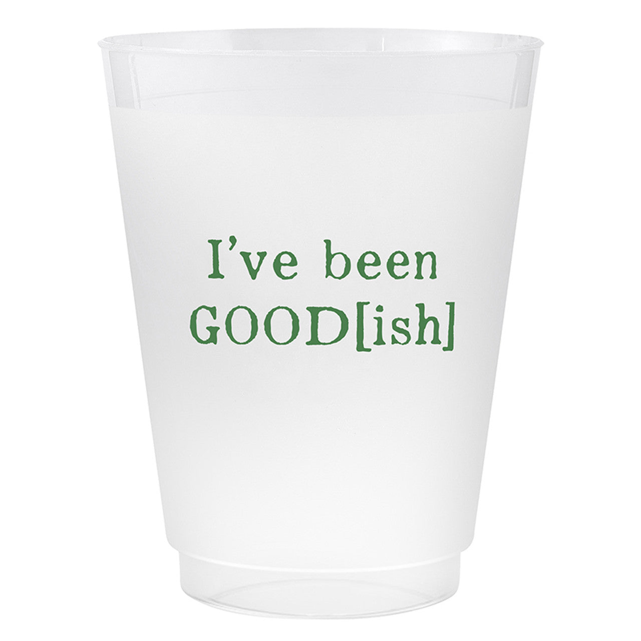 Face to Face Frost Cups - Been Goodish - Set of 8