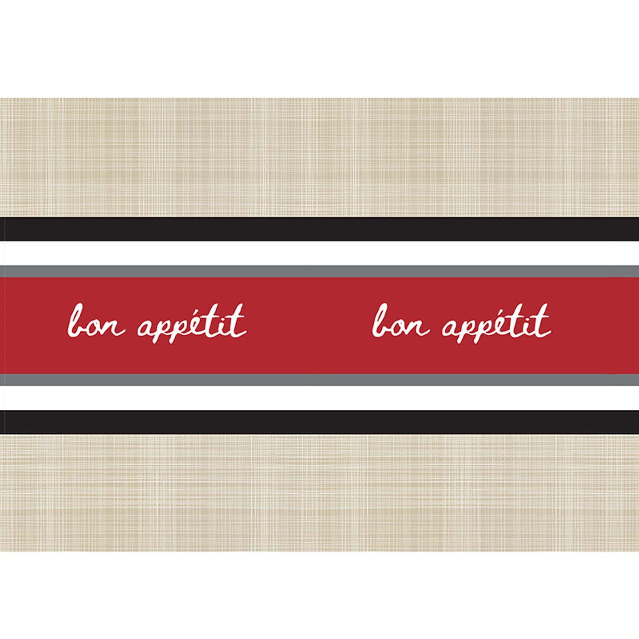Paper Table Runner - Bon Appetit