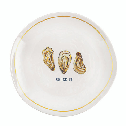 Melamine Appetizer Plate - Shuck It
