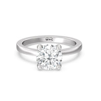 2 cttw Round Cut Petite Solitaire Diamond Engagement Ring
