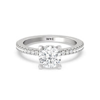 1 7/8 cttw Round Cut Classic Hidden Halo Engagement Ring