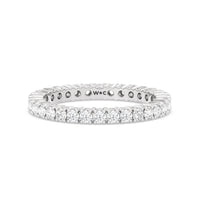Classic Shared Prong Diamond Eternity Ring (F/G SI+) Size 8.75