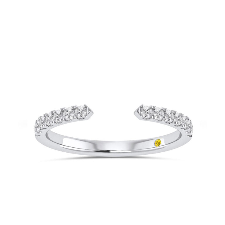 Idylle Half Coverage Lab Grown Open Diamond Ring