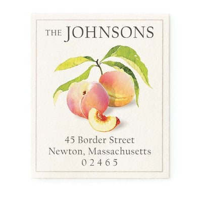 Juicy Peaches Return Address Labels