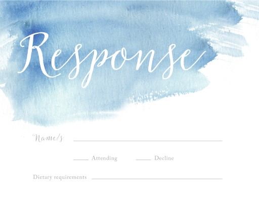 Beach RSVP Cards by Amelia S.