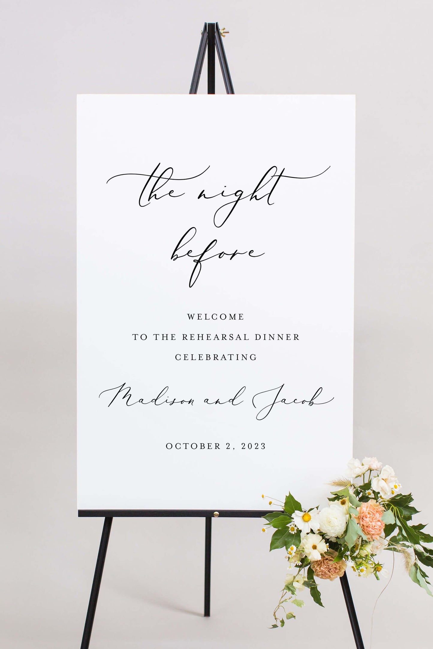 Gatorboard Rehearsal Dinner Welcome Sign | The Madison