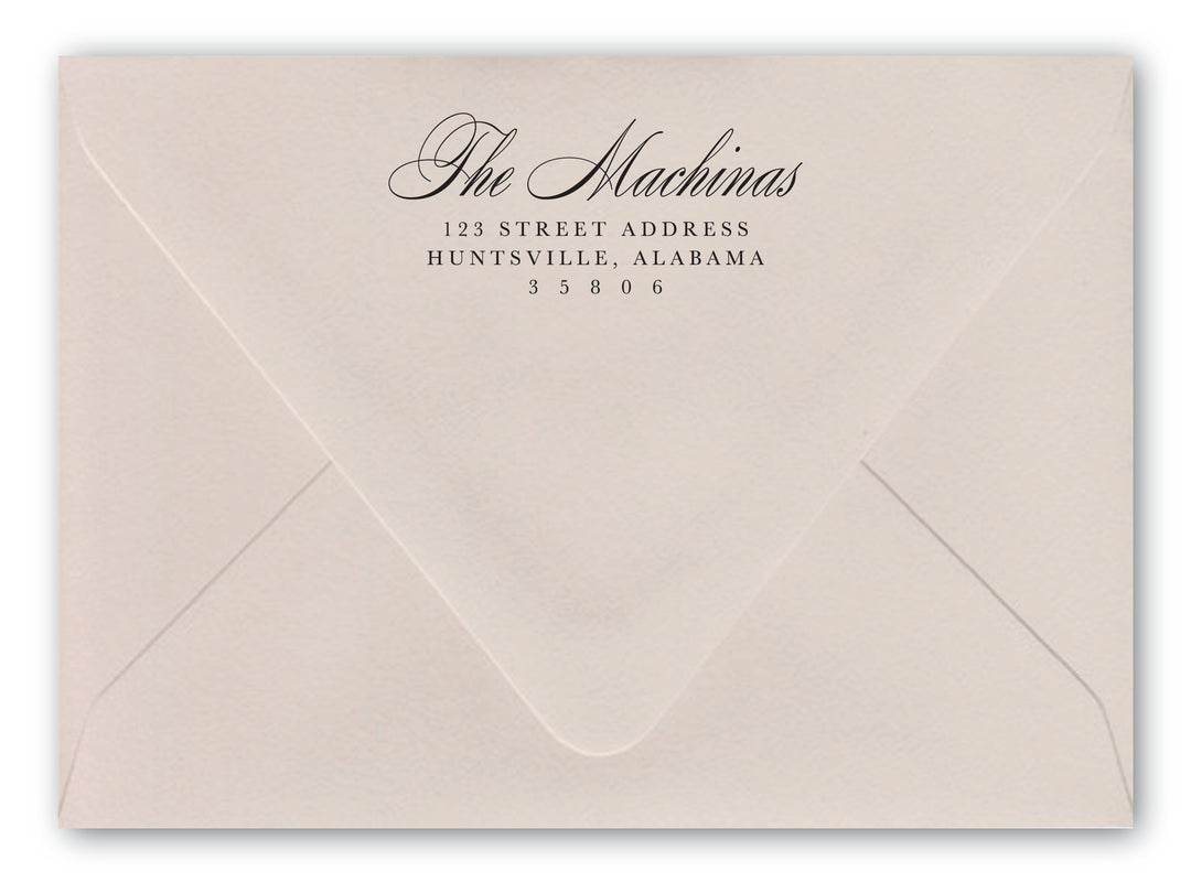 Machina Return Address Stamp