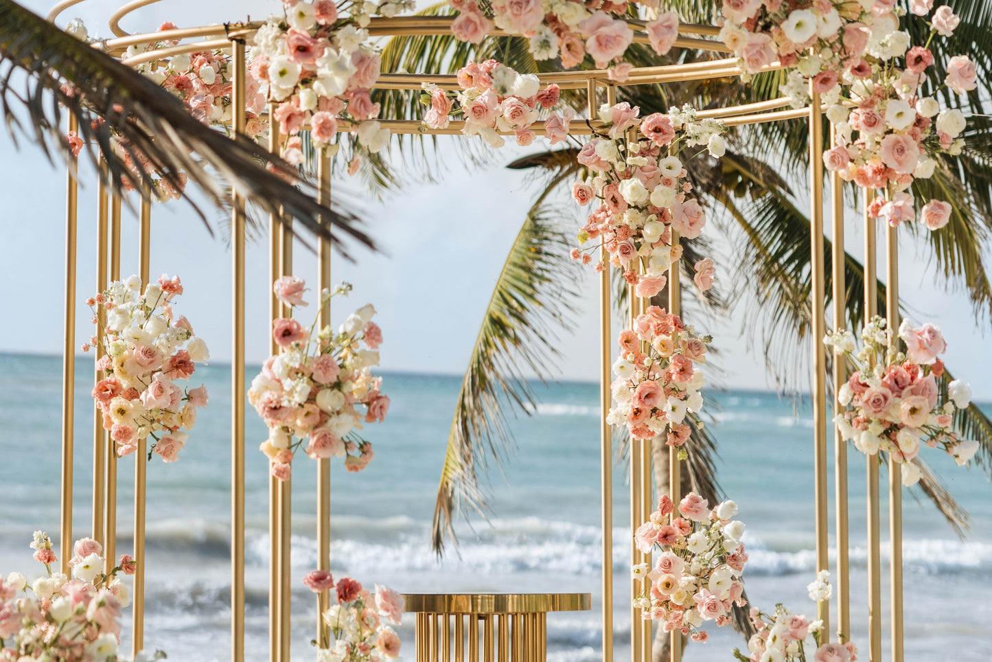 Romance in Gold Mexico Wedding Package