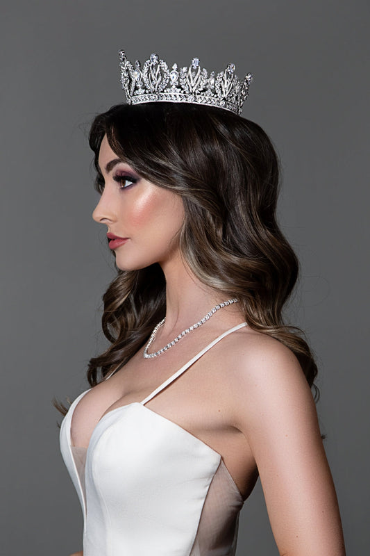 Royale Luxurious Wedding Full Crown For Royal Wedding