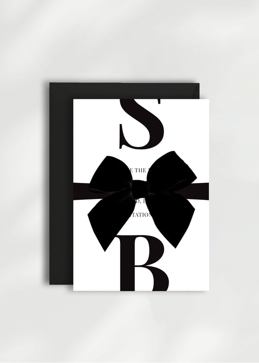 Calypso Save the Date with Bow