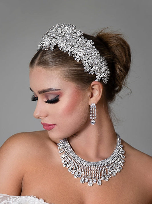 Soraya Bridal Swarovski Headpiece With Luxurious Crystals