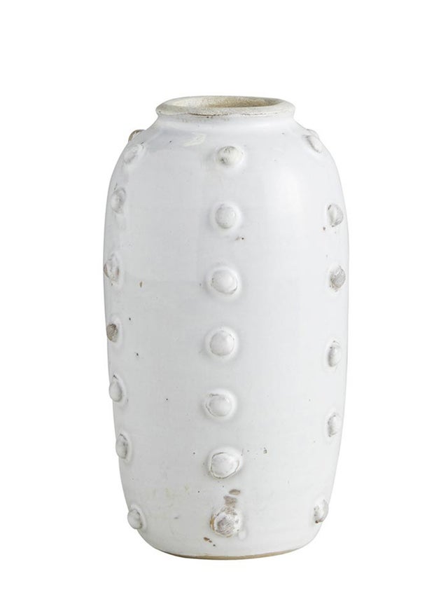 Hobnail Terracotta Vase