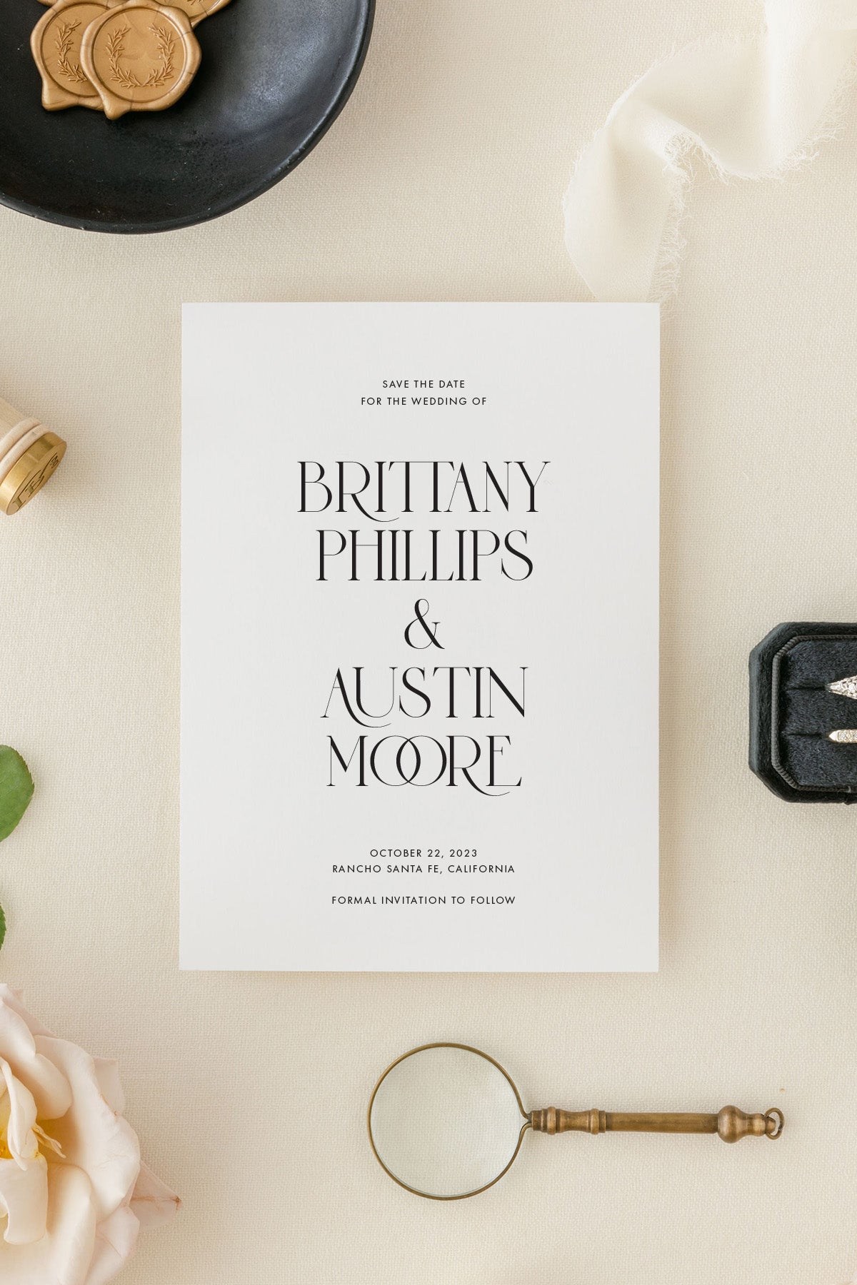 Save The Date Design | The Brittany