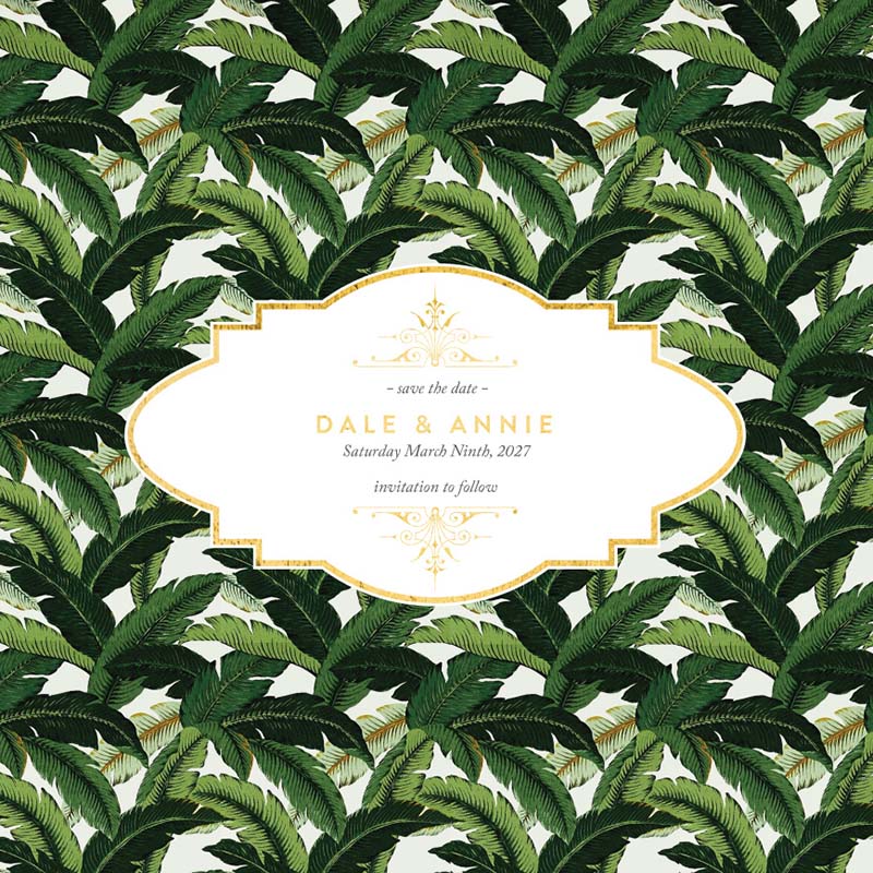 Beverly Hills Hotel Save The Date Cards by Amy C.