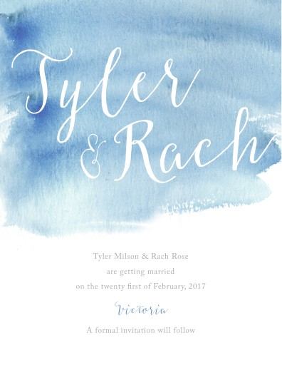 Beach Save The Date Cards by Amelia S.