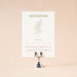 Savona Save the Date Wedding Invitation Suite