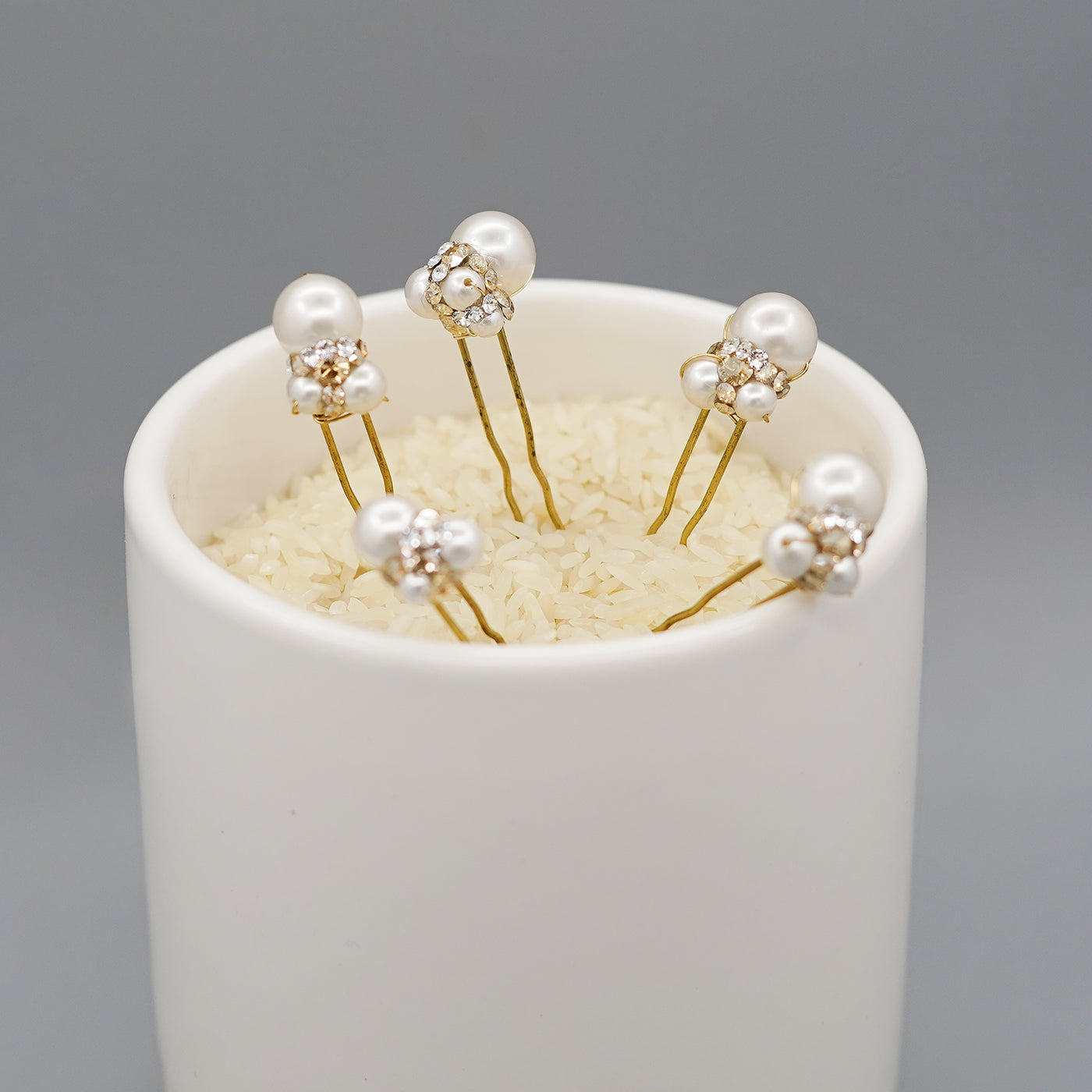 Scottie Pearl Bridal Hairpins